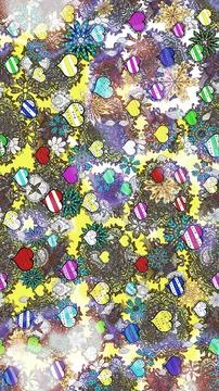 Abstract super cute and nice interesting picture Stock Illustration