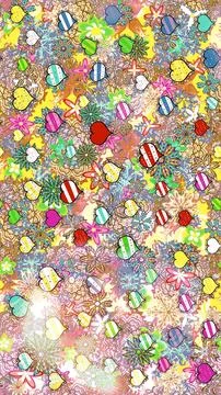 Abstract super cute and nice interesting picture Stock Illustration