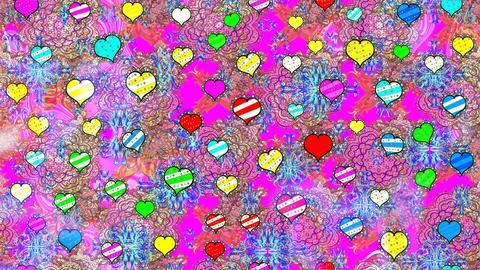Abstract super cute and nice interesting picture Stock Illustration