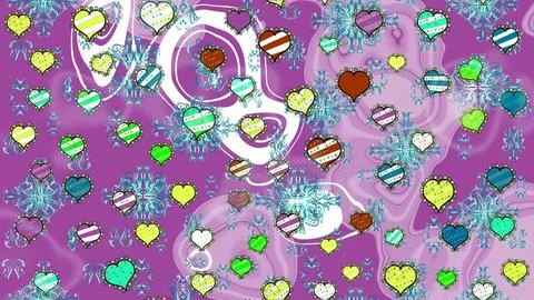 Abstract super cute and nice interesting picture Stock Illustration