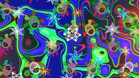 Abstract super cute and nice interesting picture Stock Illustration