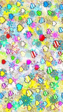 Abstract super cute and nice interesting picture Stock Illustration
