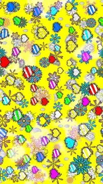 Abstract super cute and nice interesting picture Stock Illustration
