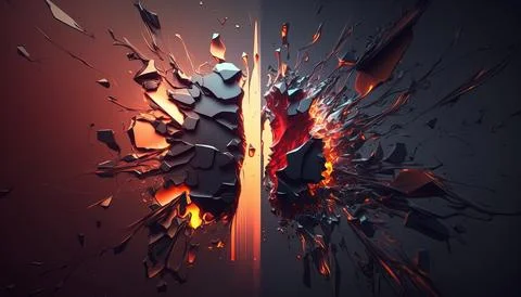 Abstract Super Realistic in a black background. UI UX Design Stock Illustration