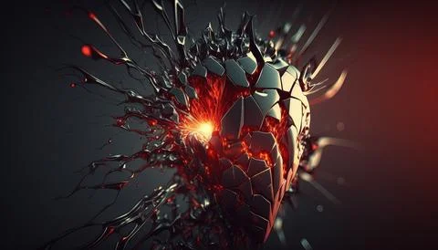 Abstract Super Realistic in a black background. UI UX Design Stock Illustration