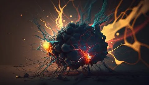 Abstract Super Realistic in a black background. UI UX Design Stock Illustration