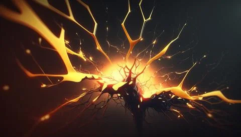 Abstract Super Realistic in a black background. UI UX Design Illustrazione stock