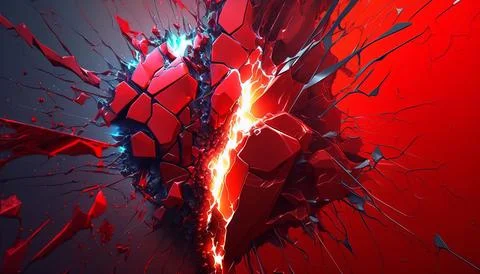 Abstract Super Realistic in a black background. UI UX Design Stock Illustration