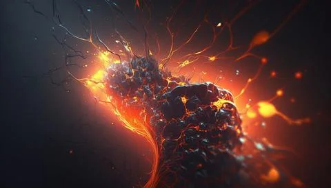 Abstract Super Realistic in a black background. UI UX Design 스톡 일러스트