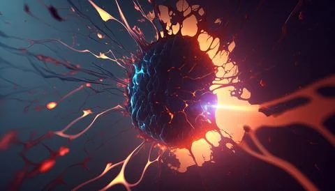 Abstract Super Realistic in a black background. UI UX Design Stock Illustration