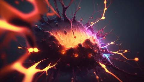 Abstract Super Realistic in a black background. UI UX Design Stock Illustration