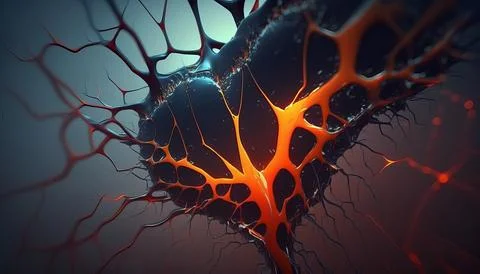 Abstract Super Realistic in a black background. UI UX Design 스톡 일러스트
