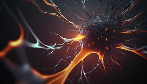 Abstract Super Realistic in a black background. UI UX Design Stock Illustration