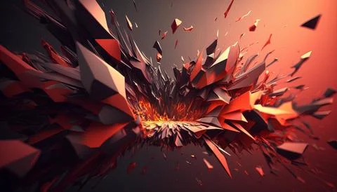 Abstract Super Realistic in a black background. UI UX Design 스톡 일러스트