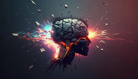 Abstract Super Realistic in a black background. UI UX Design Stock Illustration
