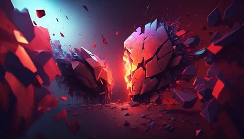 Abstract Super Realistic in a black background. UI UX Design Stock Illustration