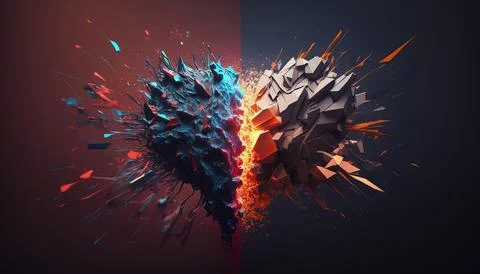 Abstract Super Realistic in a black background. UI UX Design Stock Illustration