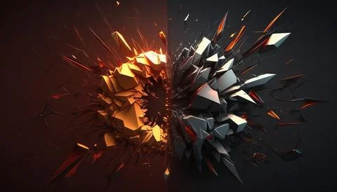 Abstract Super Realistic in a black background. UI UX Design 스톡 일러스트