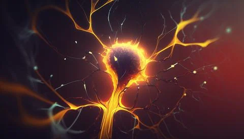 Abstract Super Realistic in a black background. UI UX Design Stock Illustration