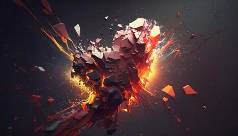 Abstract Super Realistic in a black background. UI UX Design 스톡 일러스트