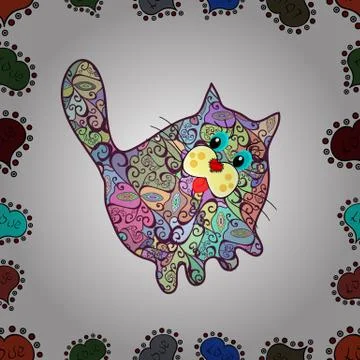 Abstract superb cute and nice interesting picture Stock Illustration