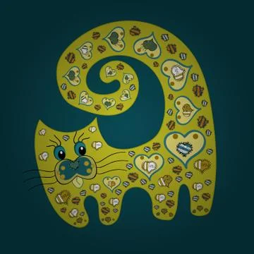 Abstract superb cute and nice interesting picture Stock Illustration