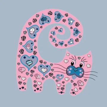 Abstract superb cute and nice interesting picture Stock Illustration