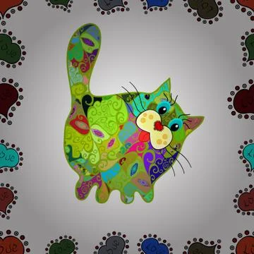 Abstract superb cute and nice interesting picture Stock Illustration