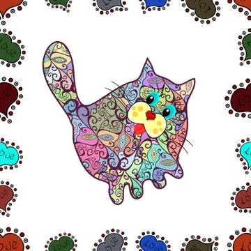 Abstract superb cute and nice interesting picture Stock Illustration