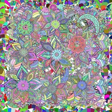 Abstract superb cute and nice interesting picture Stock Illustration