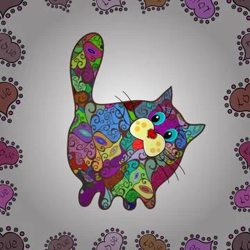 Abstract superb cute and nice interesting picture 스톡 일러스트