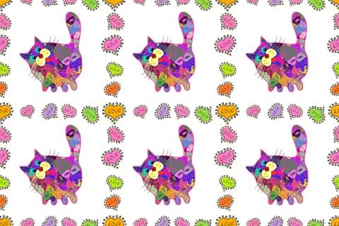 Abstract superb cute and nice interesting picture Illustrazione stock