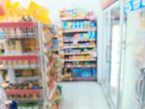 Abstract supermarket  Stock Photos