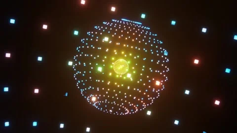 Abstract Supernovae Background Loop Stock Footage 223790609