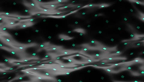 Abstract Surface. 3D Rendering Stock Illustration