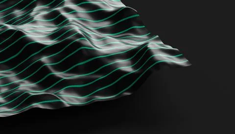 Abstract Surface. 3D Rendering Illustrazione stock