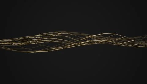 Abstract Surface. 3D Rendering Illustrazione stock