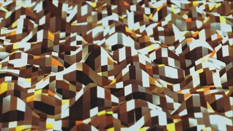 Abstract surface moves gently creating a wavy effect. Stock Footage 318781018