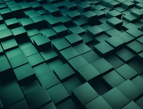 Abstract surface of moving cubes Stock Footage 67479148