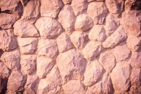 Abstract surface of the stone wall. Stock Photos