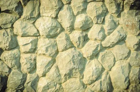 Abstract surface of the stone wall. Stock Photos