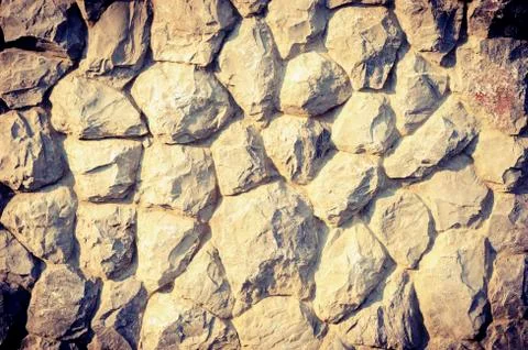 Abstract surface of the stone wall. Stock Photos