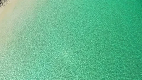 Abstract surface water waves in the sea with reflections Stock Footage 142301283