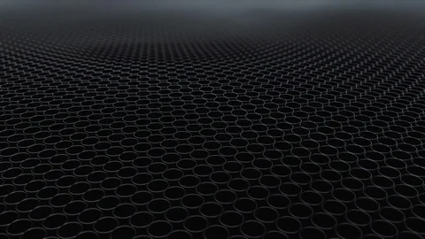 Abstract Surface Wave, 3d Loopable Animation 4k Vídeo Stock 76775933
