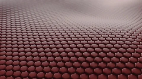 Abstract Surface Wave, 3d Loopable Animation 4k Vídeo Stock 76775941