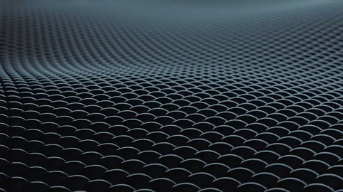 Abstract Surface Wave, 3d Loopable Animation 4k Vídeo Stock 76775952