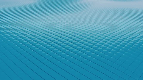 Abstract Surface Wave, 3d Loopable Animation 4k Vídeo Stock 98450953