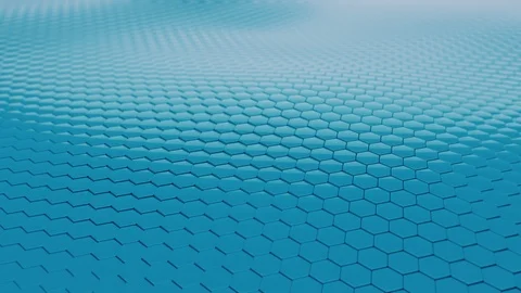 Abstract Surface Wave, 3d Loopable Animation 4k Video stock 98450970