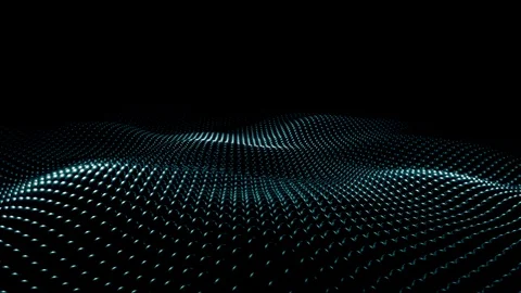 Abstract Surface Wave, 3D Loopable Animation 4K Stock Footage