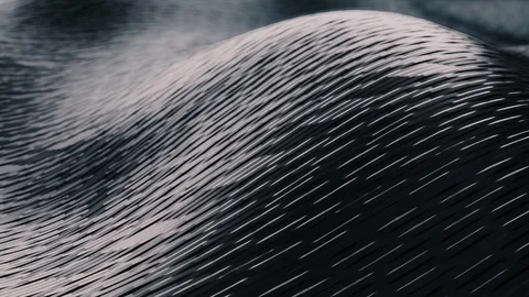 Abstract Surface Wave, 3d Loopable Animation 4k Stock Footage 113079270